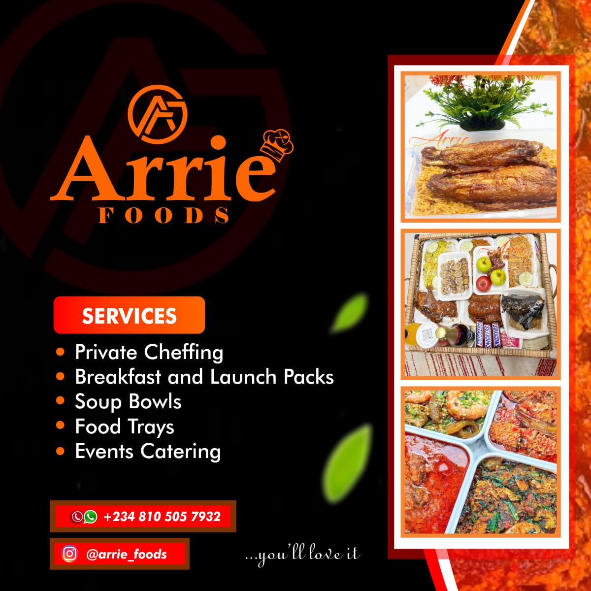 Arrie Foods Promo